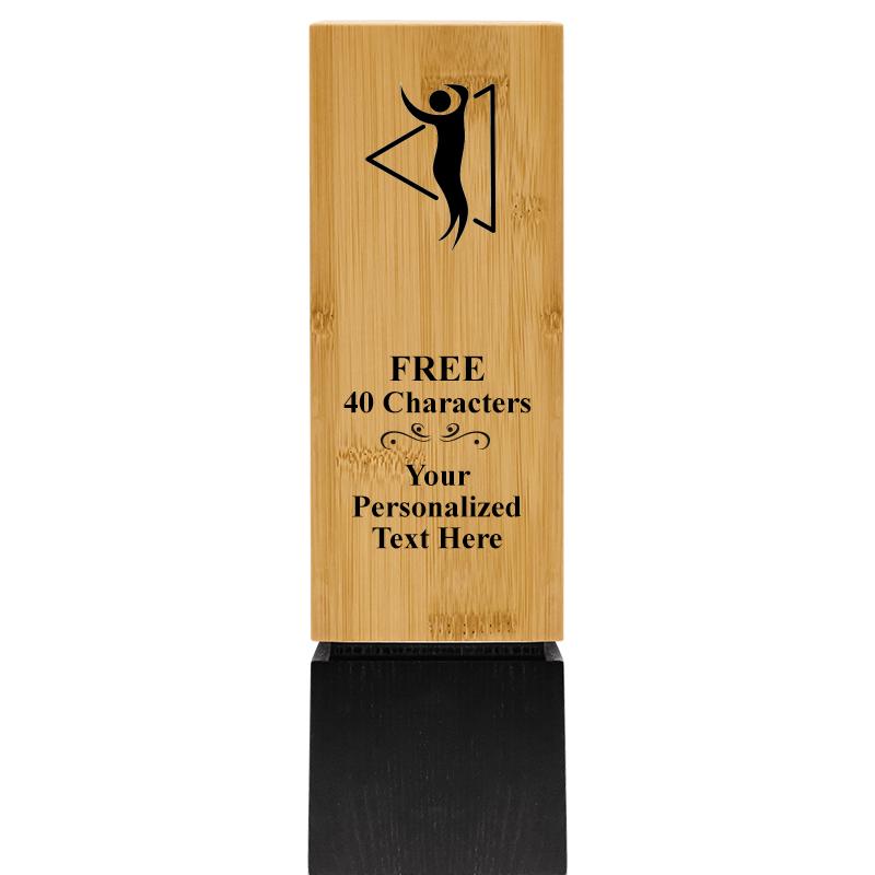 9.5" SUSTAINABLE WOOD TROPHY