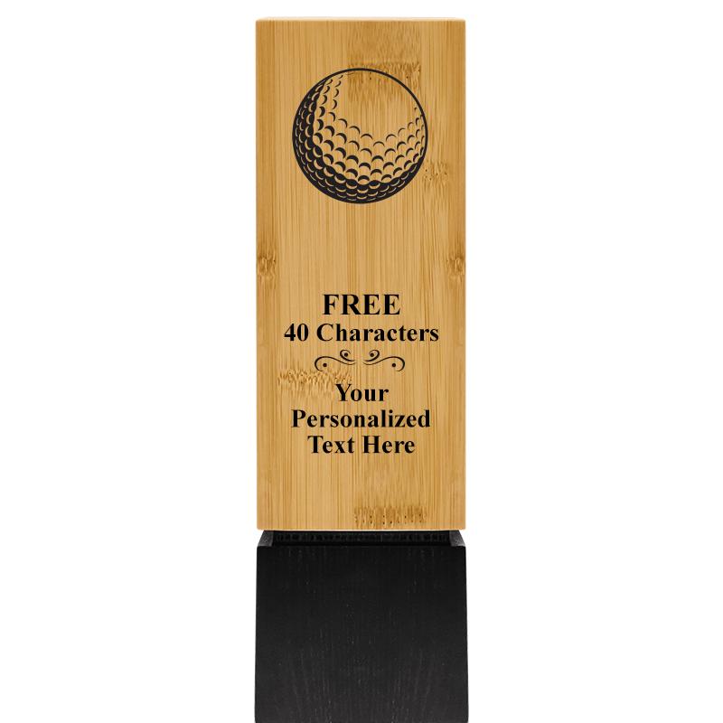 9.5" SUSTAINABLE WOOD TROPHY
