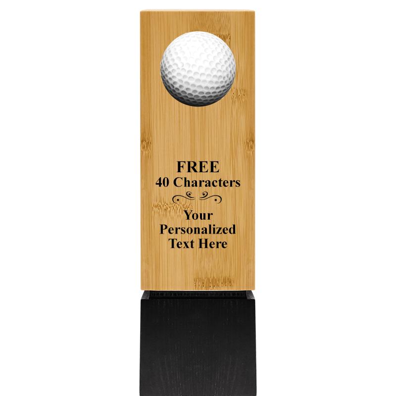 9.5" SUSTAINABLE WOOD TROPHY