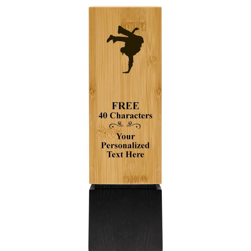 9.5" SUSTAINABLE WOOD TROPHY