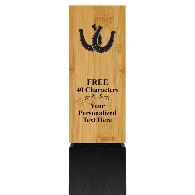 9.5" SUSTAINABLE WOOD TROPHY