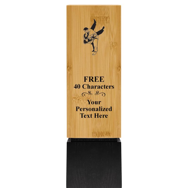 9.5" SUSTAINABLE WOOD TROPHY