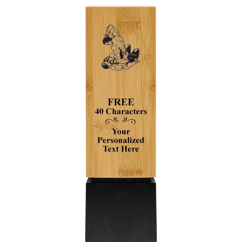 9.5" SUSTAINABLE WOOD TROPHY