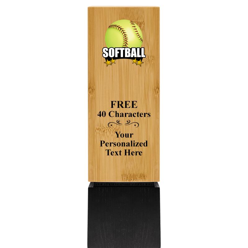 9.5" SUSTAINABLE WOOD TROPHY