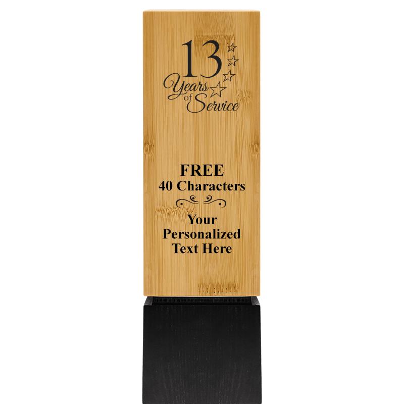 9.5" SUSTAINABLE WOOD TROPHY