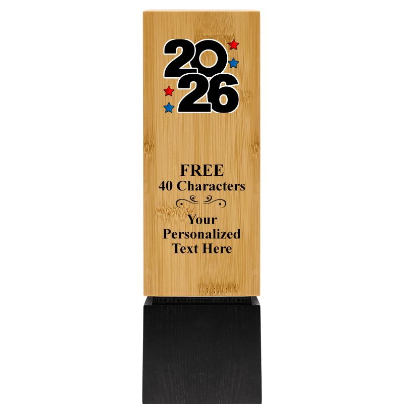 9.5" SUSTAINABLE WOOD TROPHY