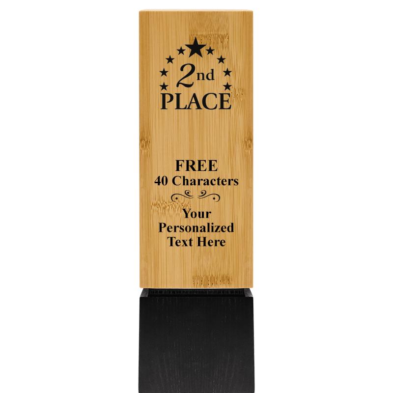 9.5" SUSTAINABLE WOOD TROPHY