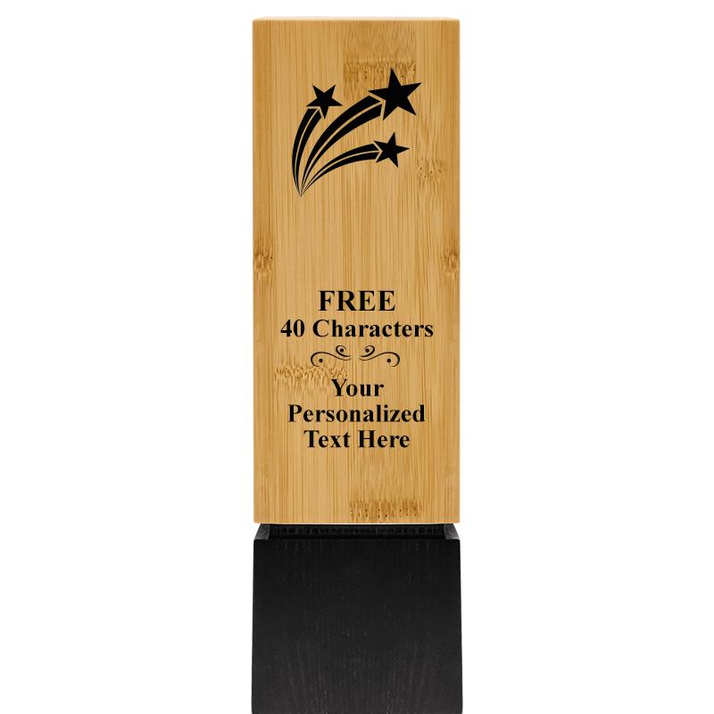 9.5" SUSTAINABLE WOOD TROPHY