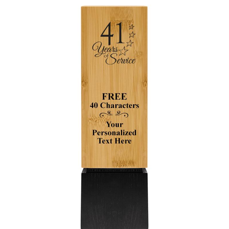 9.5" SUSTAINABLE WOOD TROPHY