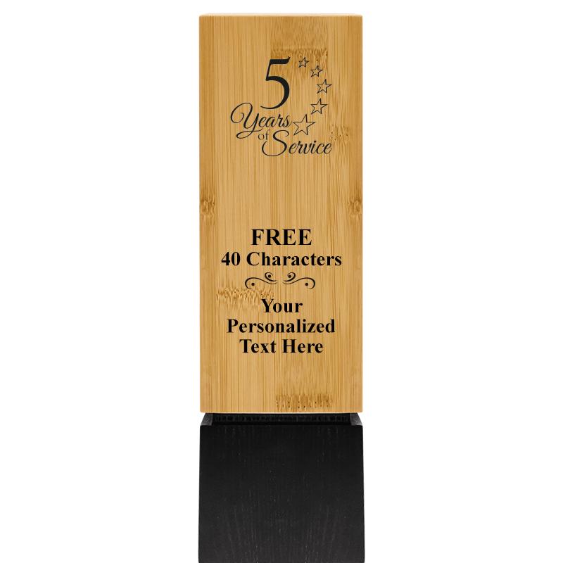 9.5" SUSTAINABLE WOOD TROPHY