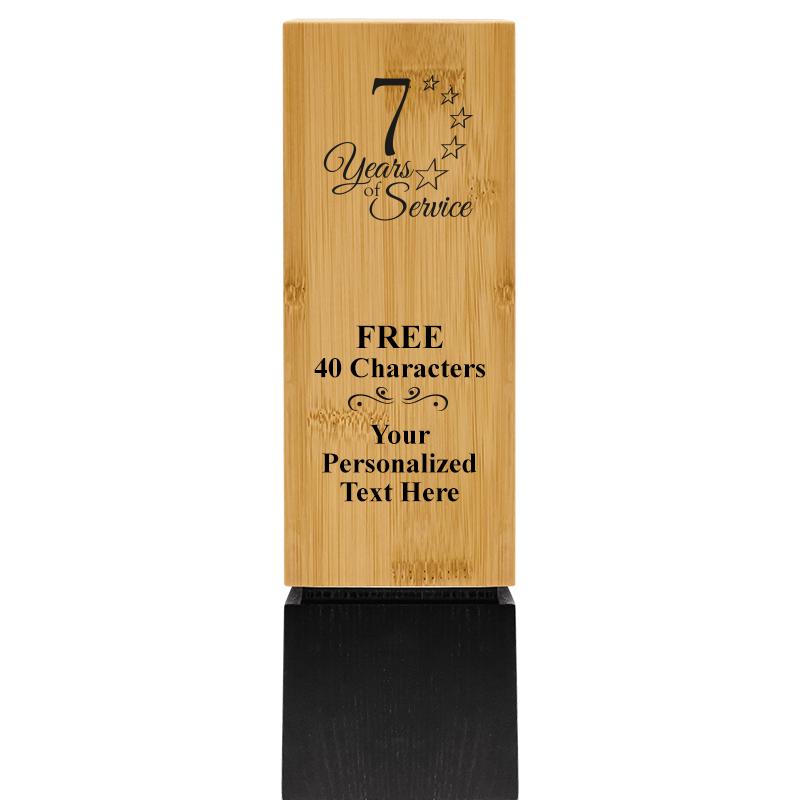 9.5" SUSTAINABLE WOOD TROPHY