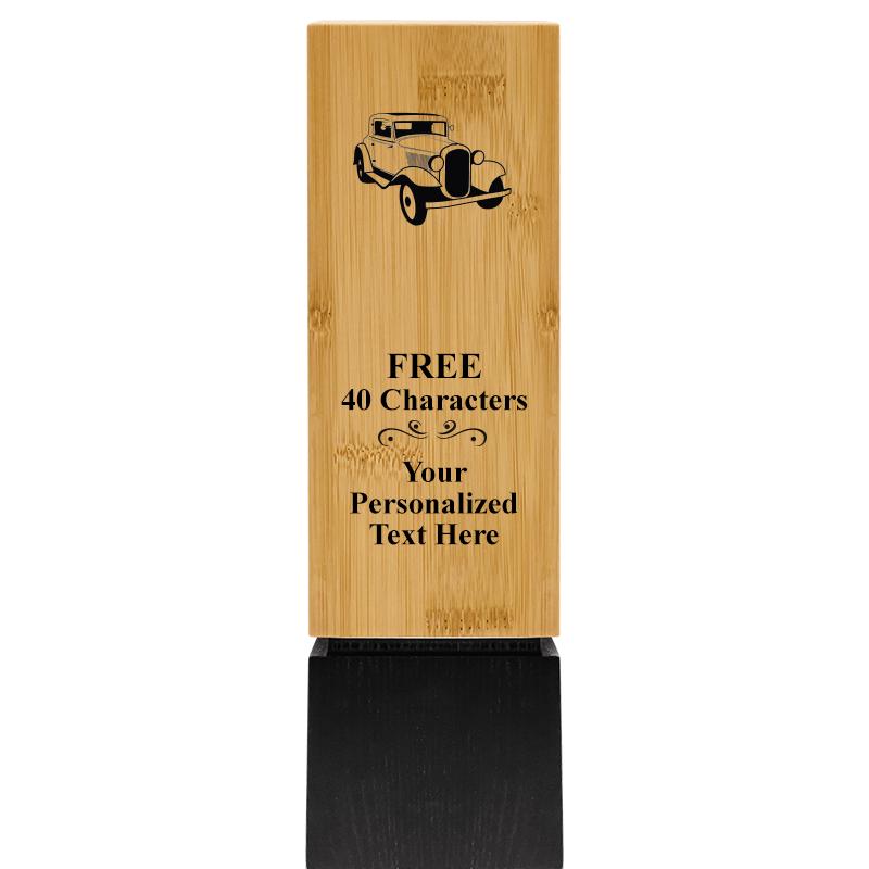 9.5" SUSTAINABLE WOOD TROPHY