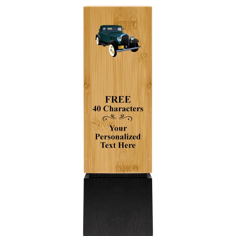 9.5" SUSTAINABLE WOOD TROPHY