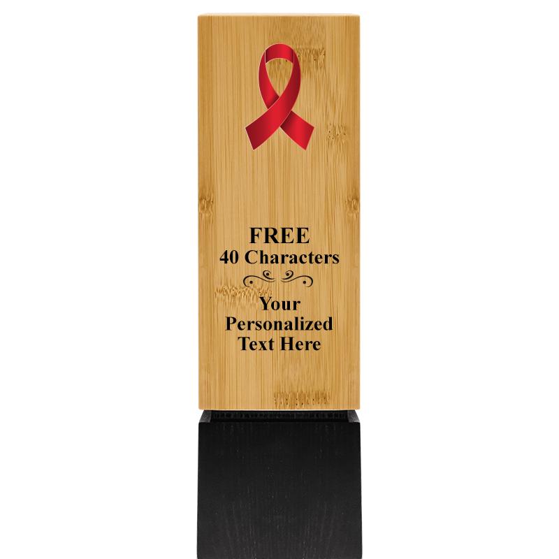 9.5" SUSTAINABLE WOOD TROPHY