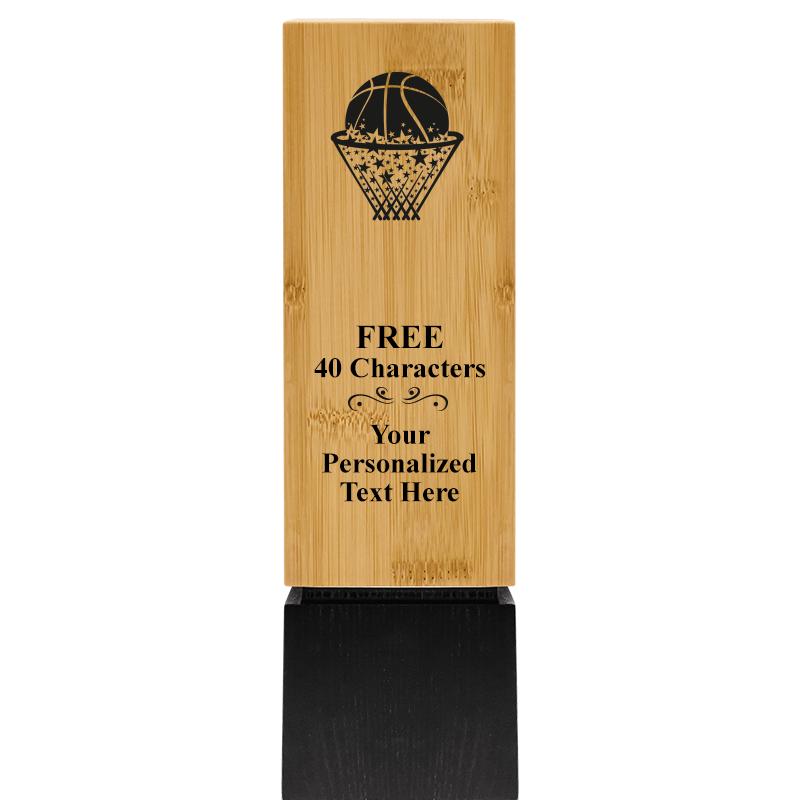 9.5" SUSTAINABLE WOOD TROPHY