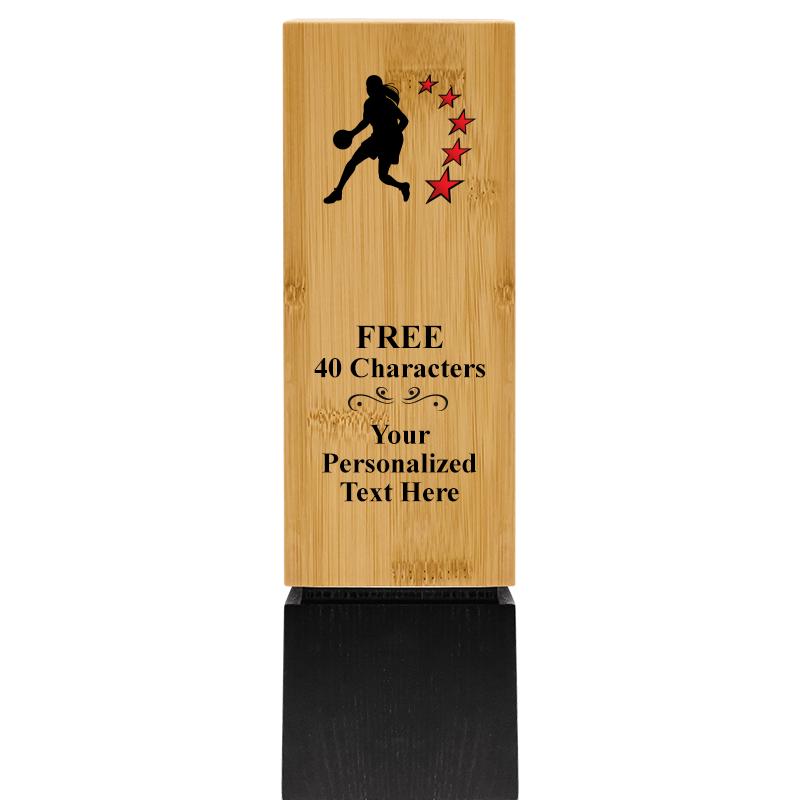 9.5" SUSTAINABLE WOOD TROPHY