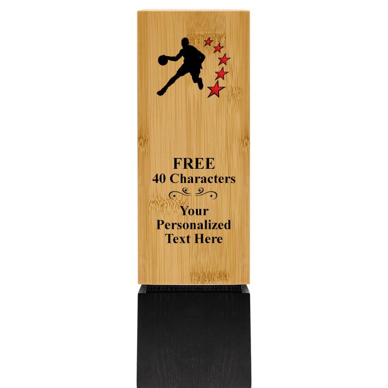 9.5" SUSTAINABLE WOOD TROPHY