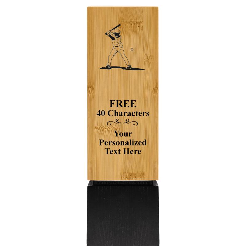 9.5" SUSTAINABLE WOOD TROPHY