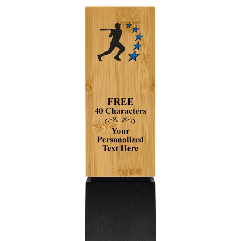 9.5" SUSTAINABLE WOOD TROPHY