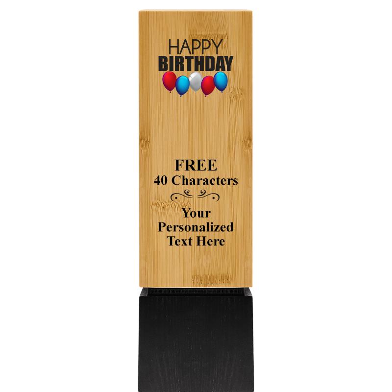 9.5" SUSTAINABLE WOOD TROPHY