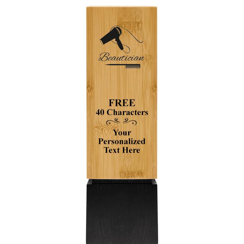 9.5" SUSTAINABLE WOOD TROPHY