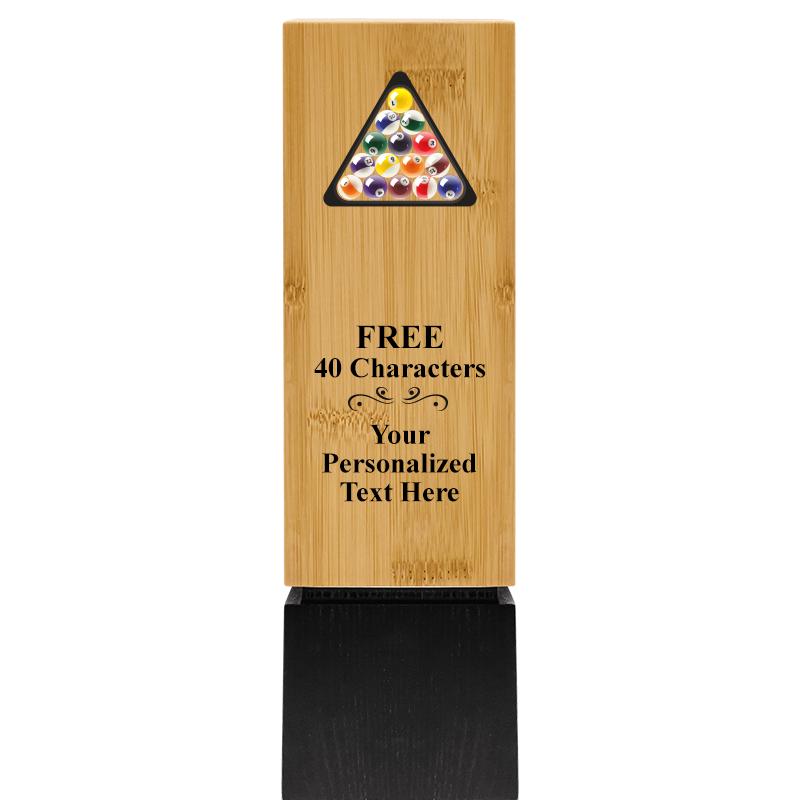 9.5" SUSTAINABLE WOOD TROPHY