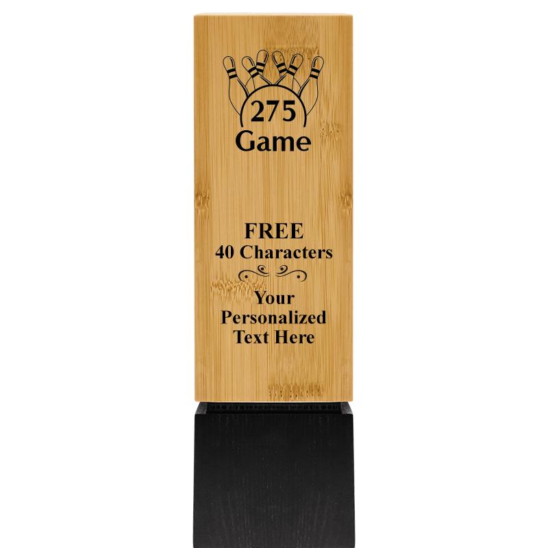 9.5" SUSTAINABLE WOOD TROPHY