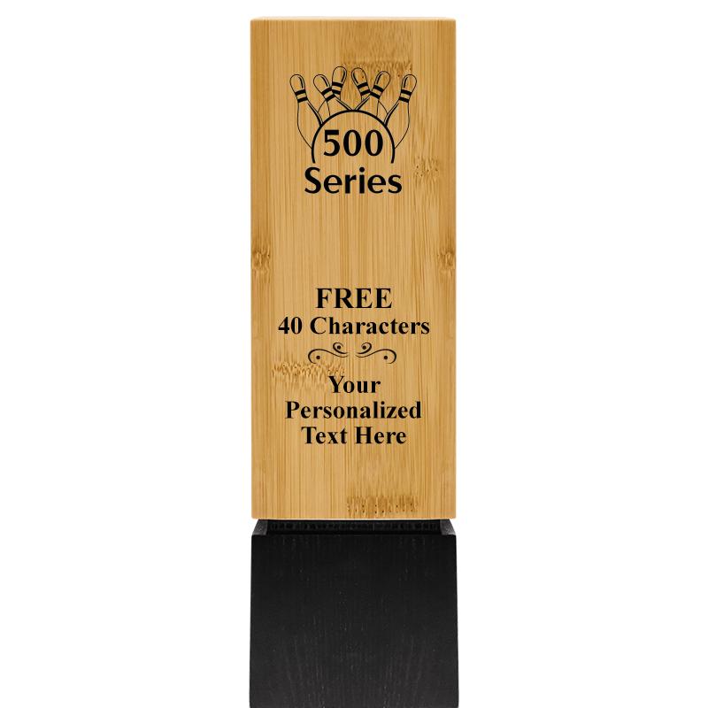 9.5" SUSTAINABLE WOOD TROPHY