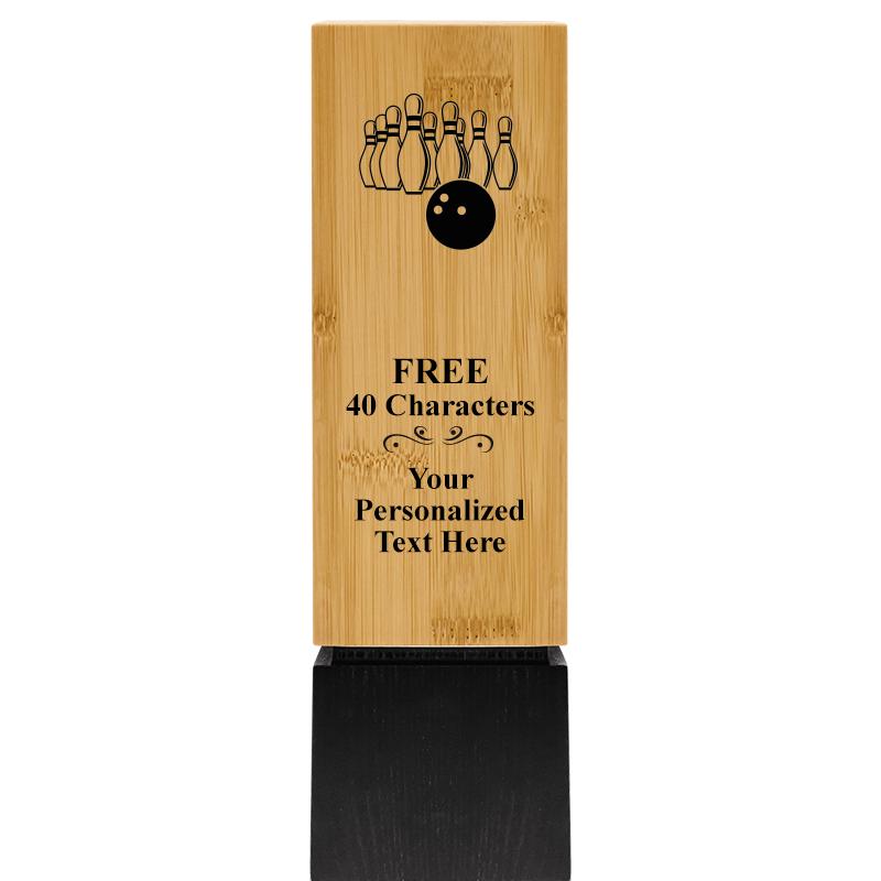 9.5" SUSTAINABLE WOOD TROPHY
