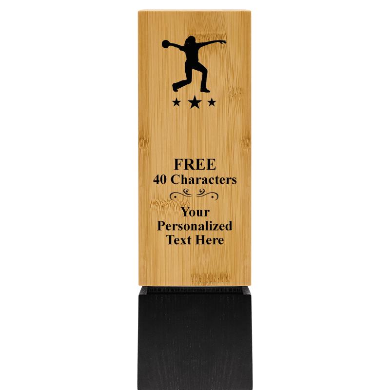 9.5" SUSTAINABLE WOOD TROPHY