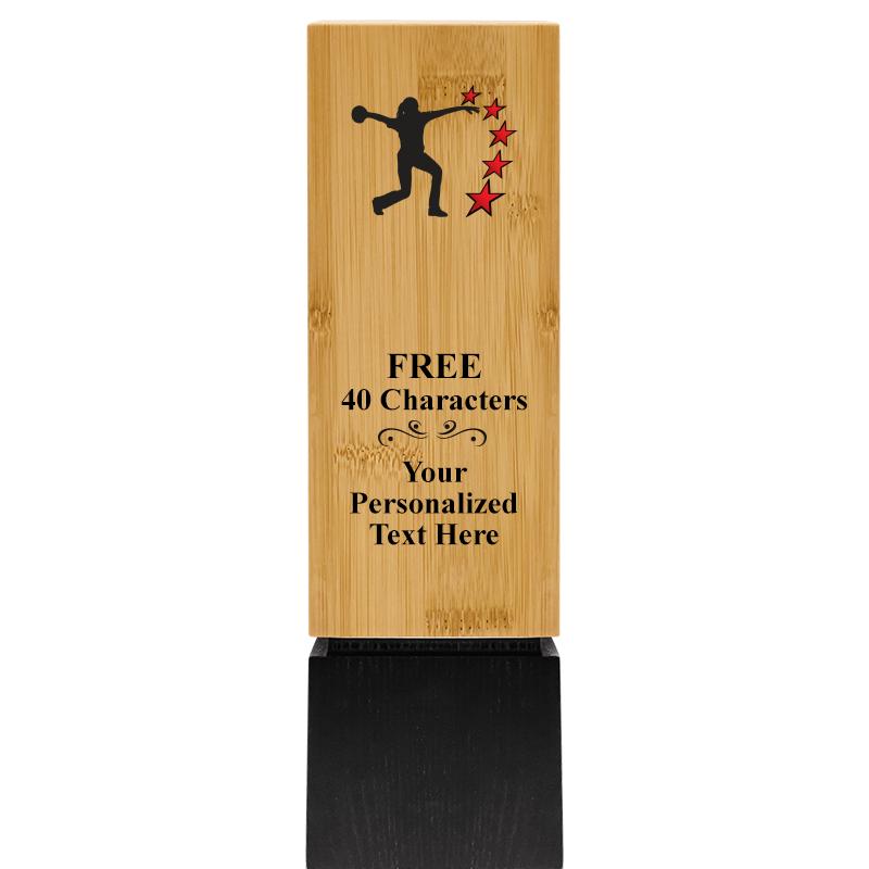 9.5" SUSTAINABLE WOOD TROPHY