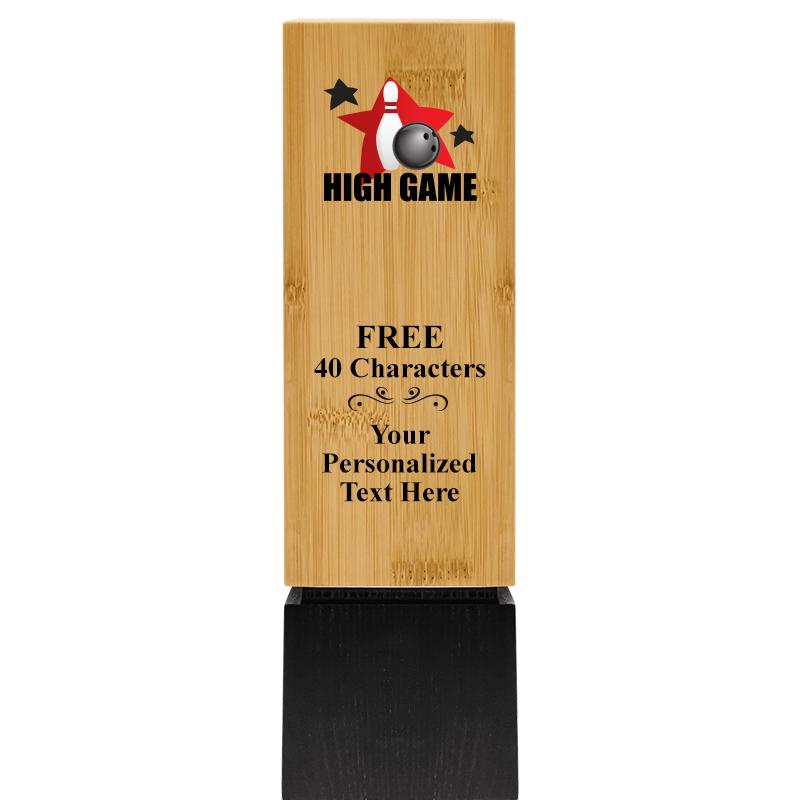 9.5" SUSTAINABLE WOOD TROPHY