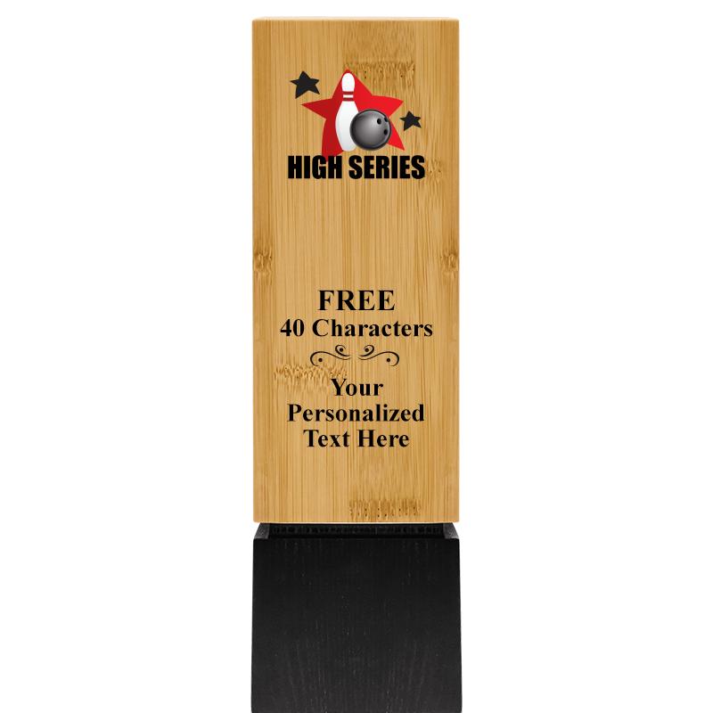 9.5" SUSTAINABLE WOOD TROPHY