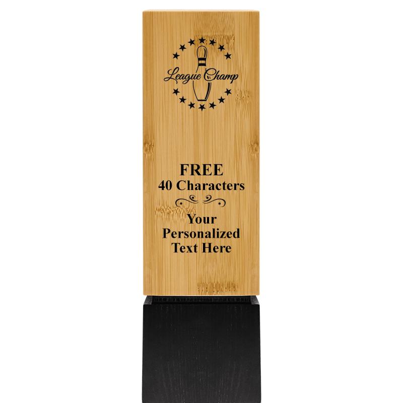 9.5" SUSTAINABLE WOOD TROPHY