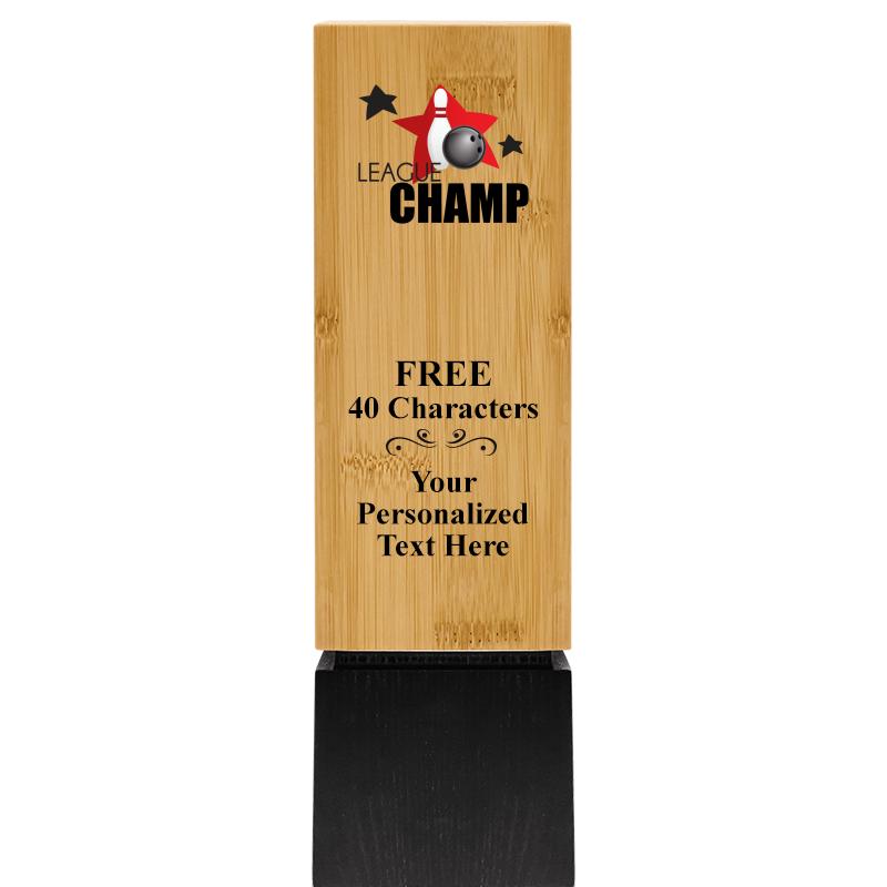 9.5" SUSTAINABLE WOOD TROPHY