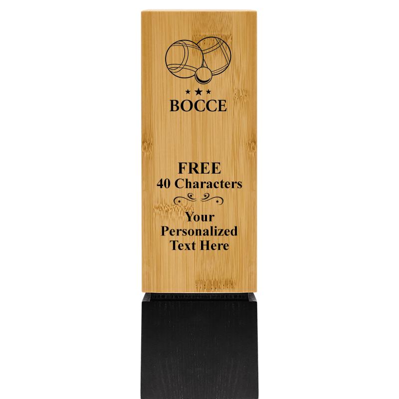 9.5" SUSTAINABLE WOOD TROPHY