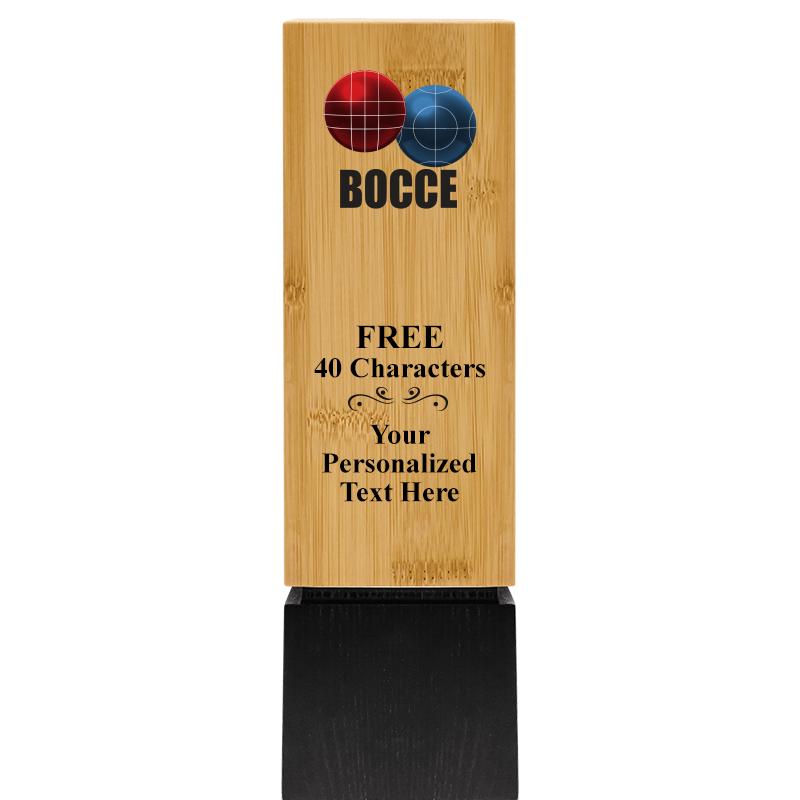 9.5" SUSTAINABLE WOOD TROPHY