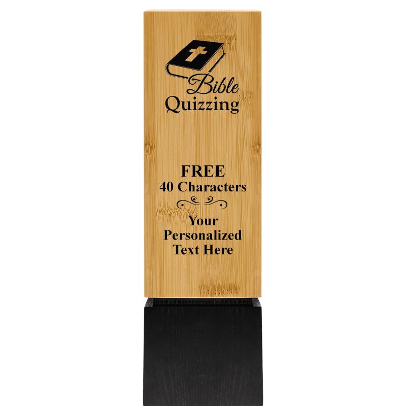 9.5" SUSTAINABLE WOOD TROPHY