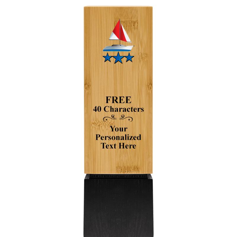 9.5" SUSTAINABLE WOOD TROPHY