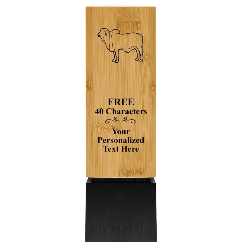9.5" SUSTAINABLE WOOD TROPHY