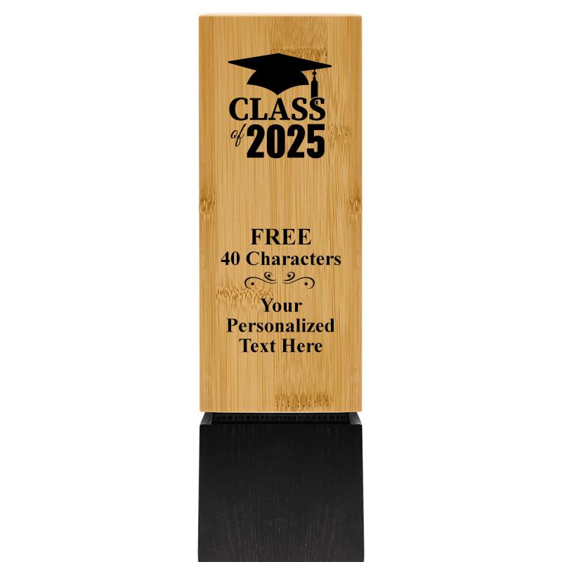 9.5" SUSTAINABLE WOOD TROPHY