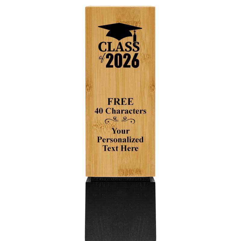 9.5" SUSTAINABLE WOOD TROPHY