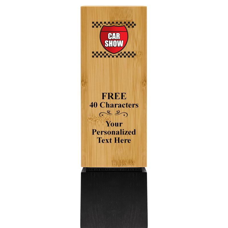 9.5" SUSTAINABLE WOOD TROPHY