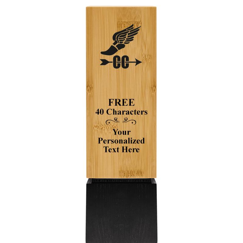 9.5" SUSTAINABLE WOOD TROPHY