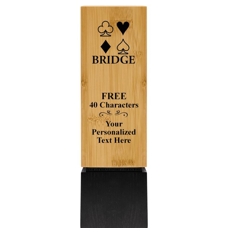 9.5" SUSTAINABLE WOOD TROPHY