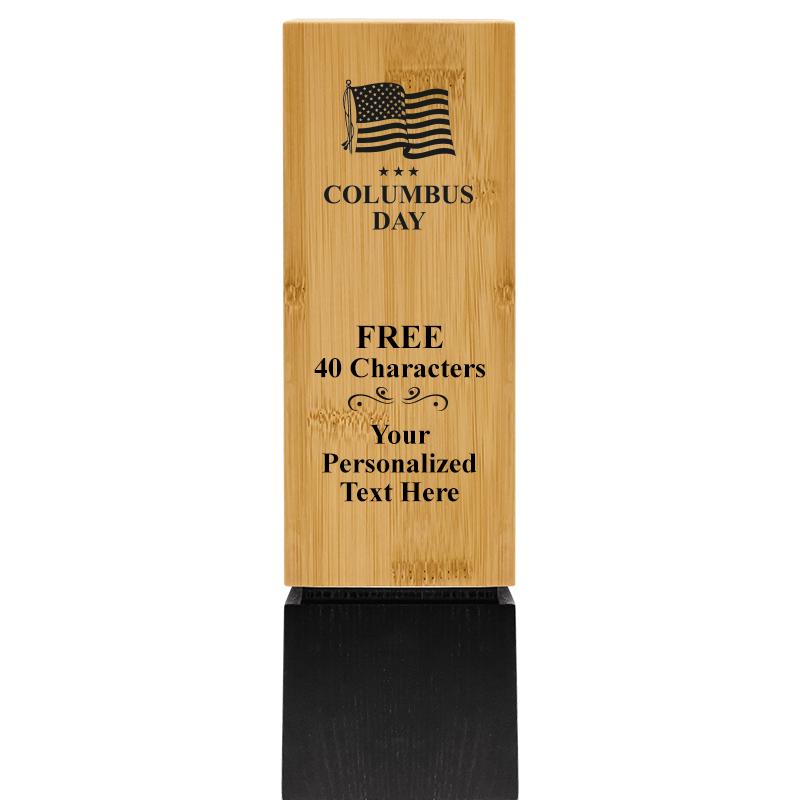 9.5" SUSTAINABLE WOOD TROPHY