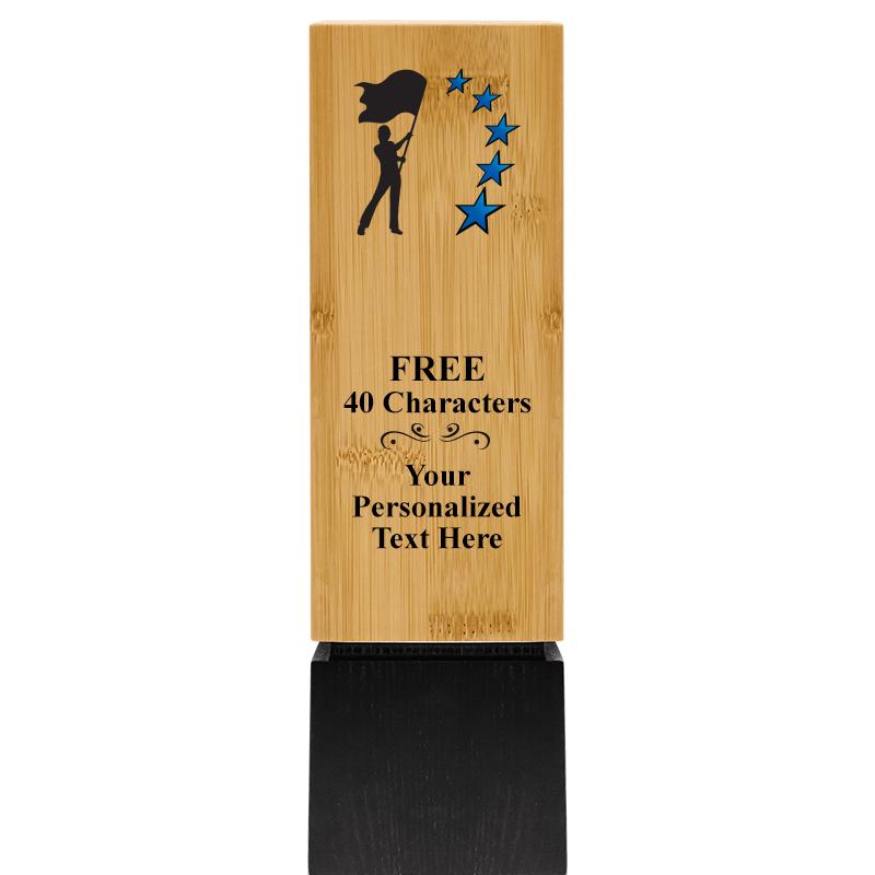 9.5" SUSTAINABLE WOOD TROPHY