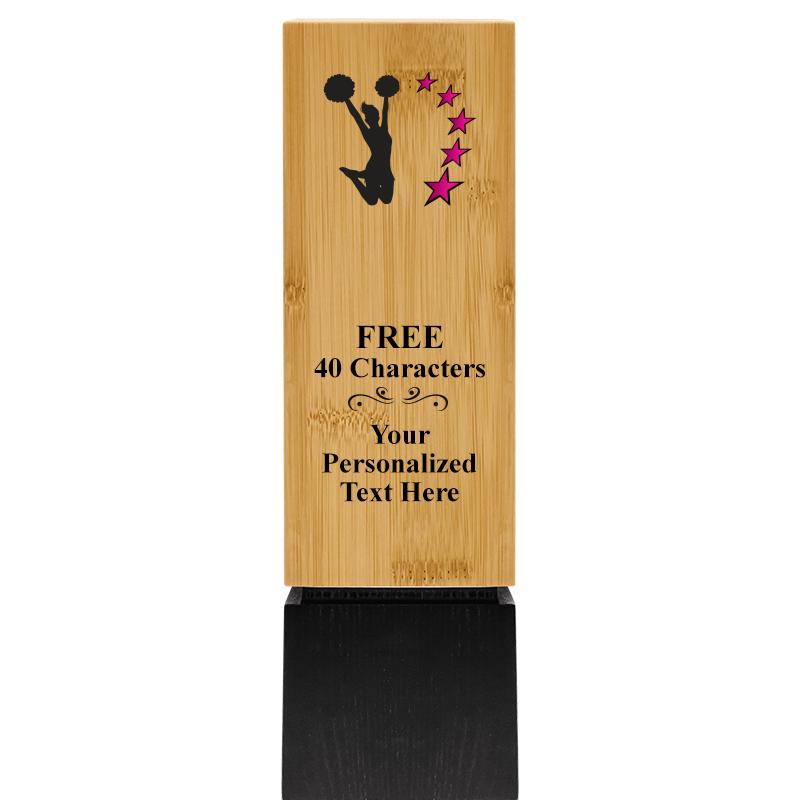 9.5" SUSTAINABLE WOOD TROPHY