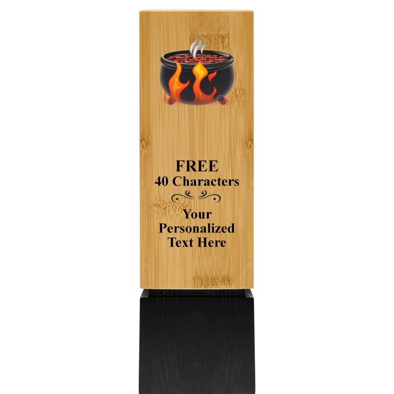 9.5" SUSTAINABLE WOOD TROPHY