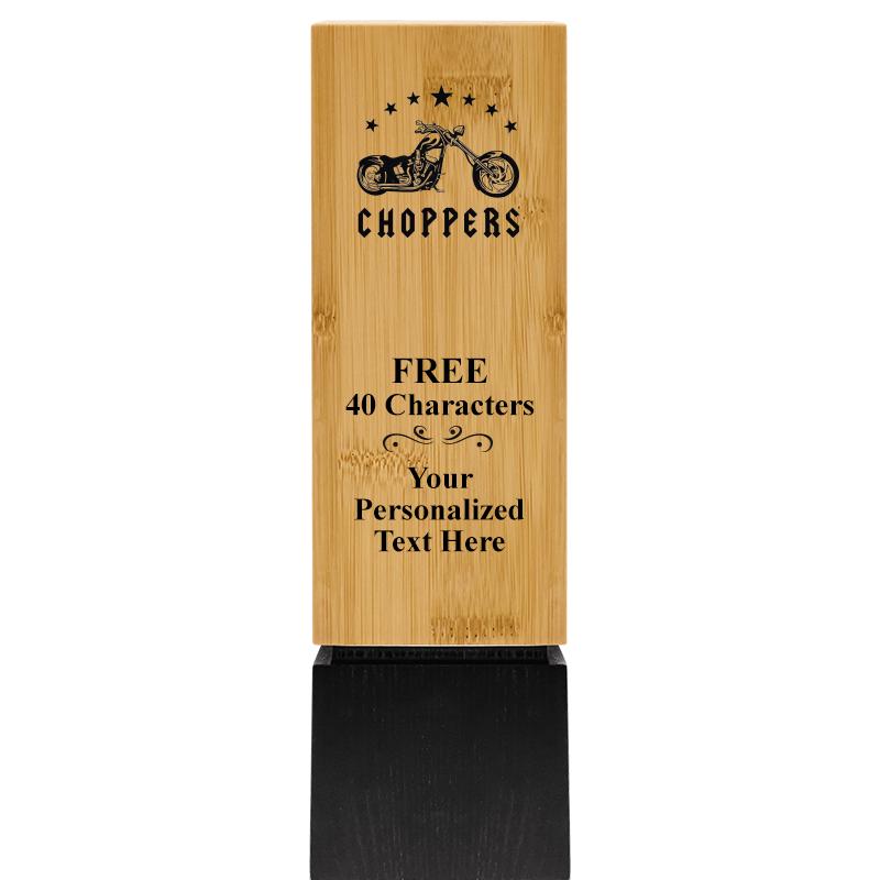 9.5" SUSTAINABLE WOOD TROPHY